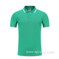 Men's Poly Cotton Short Sleeve Simple Polo Shirt
